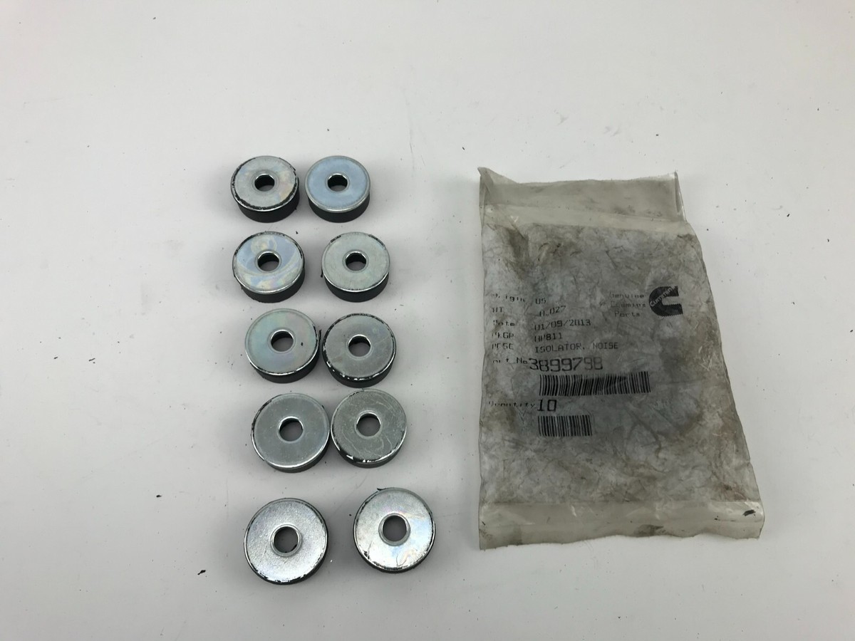 10 PCS - GENUINE OEM Cummins 3899798 Noise Isolator FAST