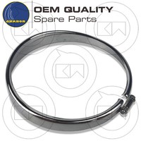 Rahmen Sicherungsmutter Schein Werfer Runde Blinker Chrom FüR Vespa 50 L R Nr