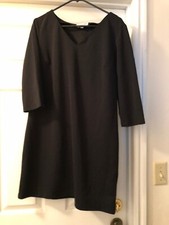 Inchanted Black Sheath Dress, Size Medium LBD Little Black Dress NWT