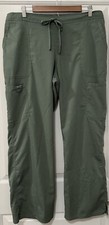 NWOT Cherokee Revolution Women's Modern Classic WW120 Olive Scrub Pants L