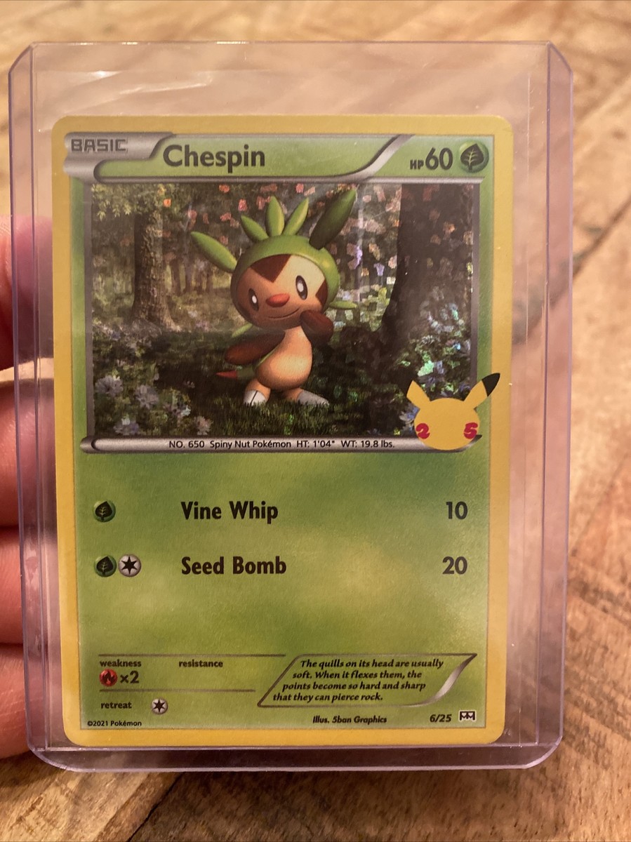 chespin pokemon card value mcdonalds TCG: McDonald's Evolves from null Type Chespin Pokemon Card McDonalds 6/25
