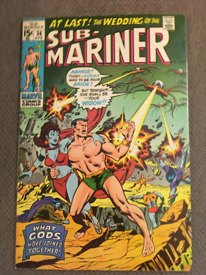 Sub-Mariner 36 F/VF 1st appearance of Proteus!