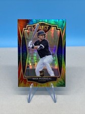Nick Madrigal 2021 Select Premier Level Rookie Card Tie Dye Prizm SSP No. 16/20