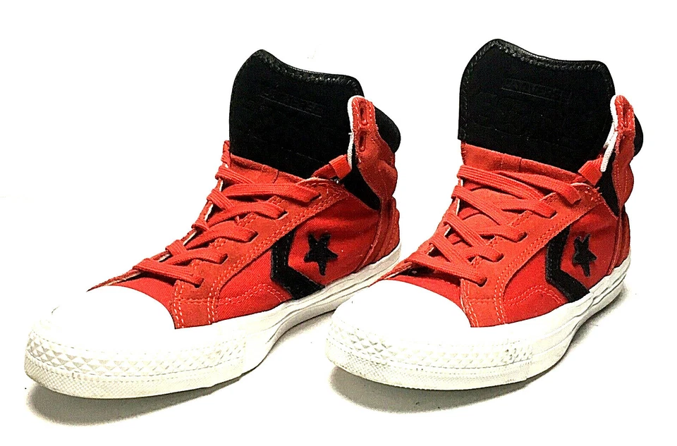 Converse All Star Hi-Top Canvas/Suede Shoe Men's Size 5.5 / Women's 7.5  (M-255) - Image 3 of 4