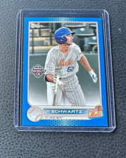 2022 Topps Pro Debut JT Schwartz  Blue Parallel 004/150