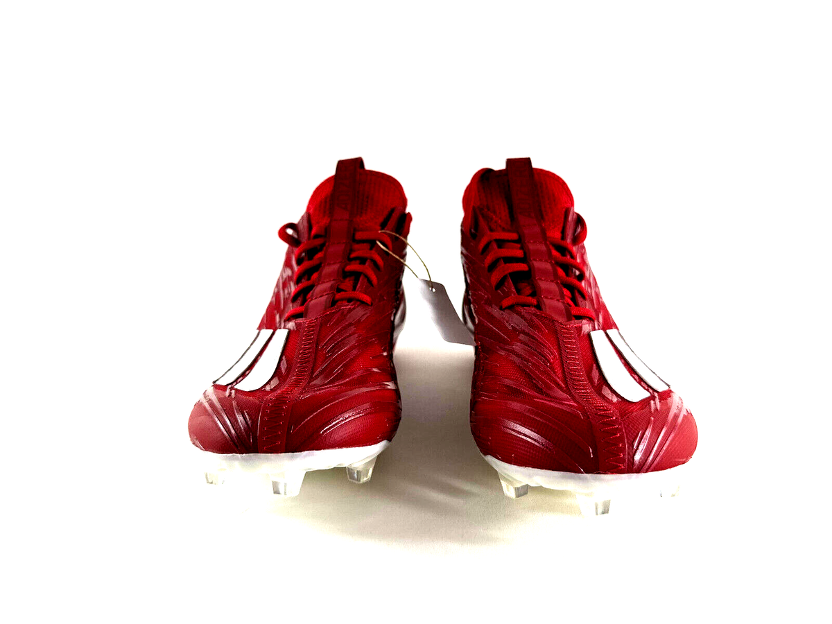 Adidas Adizero Football Cleats Power Red Cloud White Men