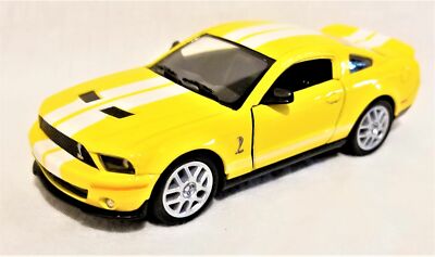 Kinsmart - 1:38 Scale Model 2007 Ford Shelby GT500 Yellow (BBKT5310DY)