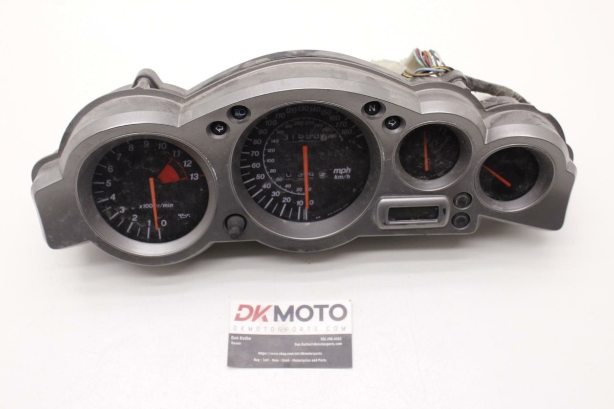 04 KAWASAKI ZZR1200 OEM SPEEDO TACH GAUGES DISPLAY CLUSTER