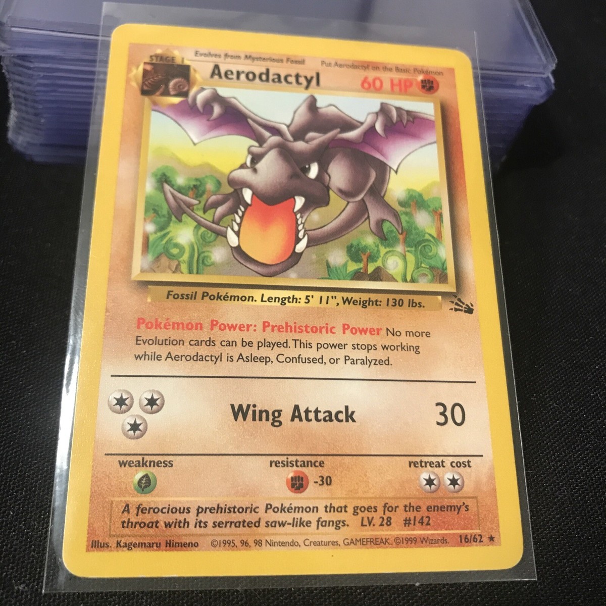 aerodactyl pokemon card price V #179 Lost Origin – Red Orange Cards devolve it by putting the highest Stage Evolution card on it into your opponents hand. Aerodactyl 130/181 Price 2026 |