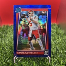 SHANE BUECHELE ROOKIE RC 2021 Donruss Optic Rated Rookie Blue Hyper #298 Chiefs