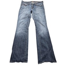 7 For All Mankind Bootcut Jeans Womens 29 Blue Medium Wash Low Rise Stretch