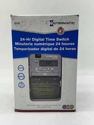 Intermatic 20-Amp 24-Hour SPST 1-Circuit Digital Time Switch DT101