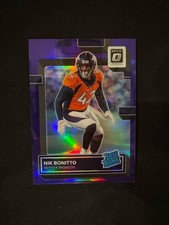 2022 Panini Donruss Optic - Rated Rookie Nik Bonitto #270 Purple Prizm /50 (RC)