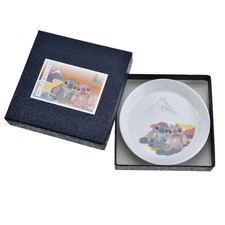 Japan Tokyo Disney Store Stitch & Angel Soy Sauce Dish Japan Original