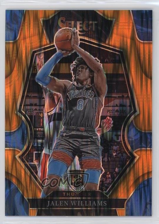 2022-23 Panini Select Premier Level Orange Flash Prizm Jalen Williams #167 2y0