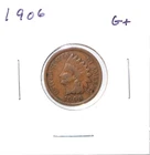 1906 US Indian Head Cent  G Good Free Shipping