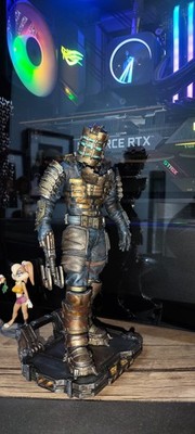 Custom 3D Printed Isaac Clarke Figure Dead Space Hand-Painted Resin Statue