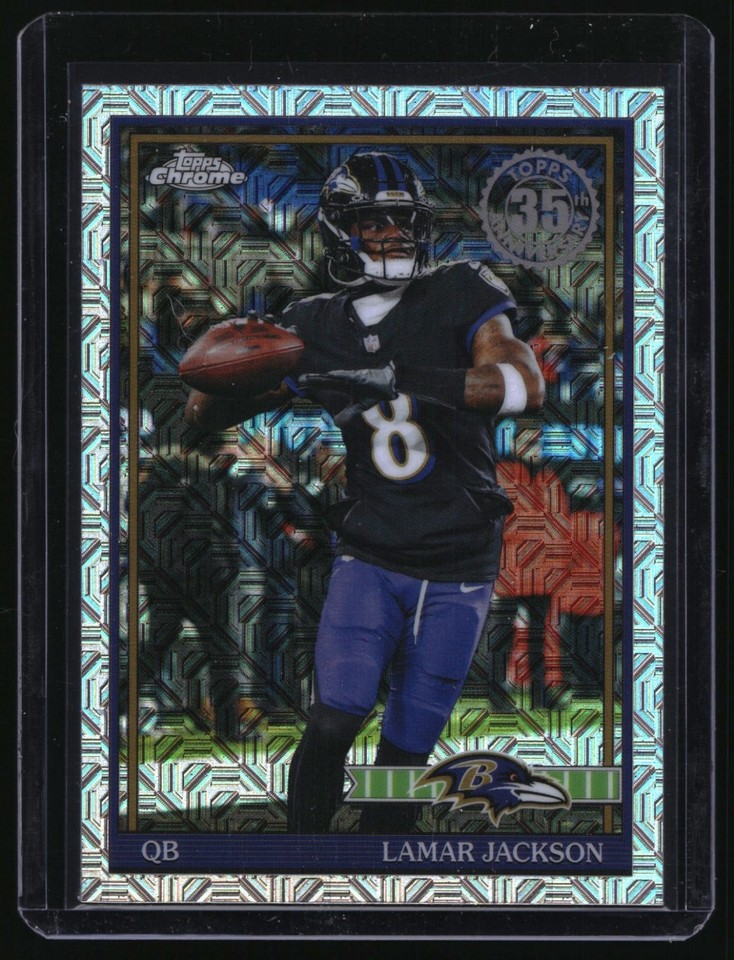 2026 Topps Flagship 1991 Topps Chrome #91TC-7 Lamar Jackson Ravens