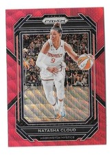 2023 PANINI PRIZM WNBA BASKETBALL #106 NATASHA CLOUD RUBY WAVE PRIZM,MYSTICS