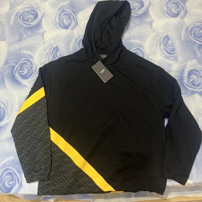 Fendi Sweatshirt schwarz gelb neu