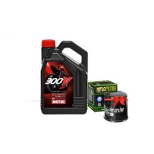 Pack Motul 300V 10W40 4L + Filtre à huile Hiflo HF303 OFFERT