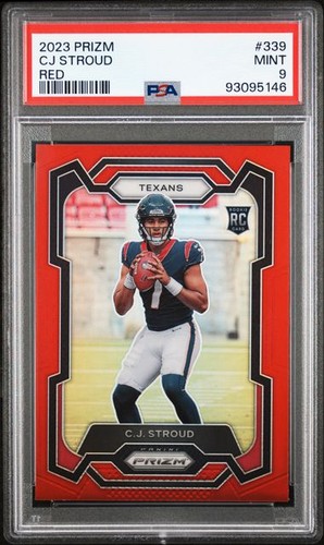 C. J. Stroud [Red] #339 2023 Panini Prizm card