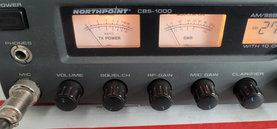CB BASE RADIO NORTHPOINT CBS 1000 AM SSB - Image 3 of 4