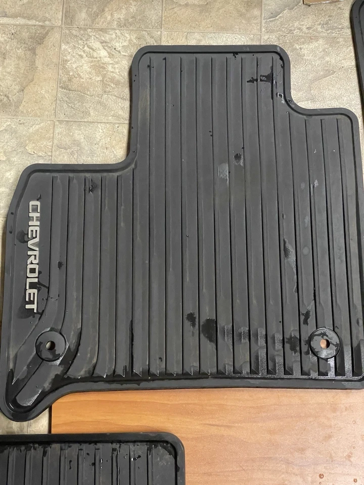 Oem All Weather Mats 18-24 Chevrolet Traverse Front,back,3rd Row - Image 2 of 4