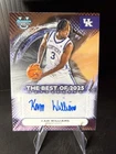 KAM WILLIAMS Auto 2025-26 Bowman Best U #BA-KW Chrome Kentucky Wildcats