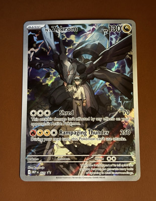 Pokemon TCG N's Zekrom 031 Mega Evolution Promo Holo EN
