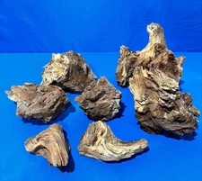 Manzanita Root Pieces Orchid Reptile Terrarium Aquarium 7 Count