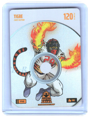 Bo Jackson Battle Arena - Tigre - Fire Tracks Battlefoil - Fire-#FT-62