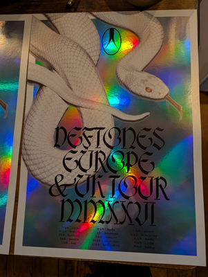 Deftones Europe & UK Tour 2026 Poster | eBay