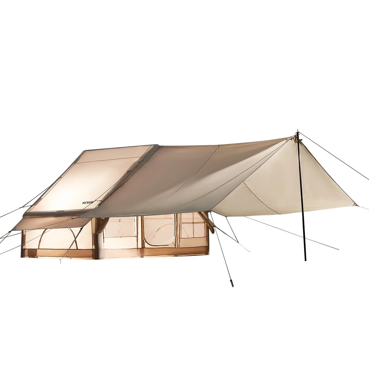 wurfzelt strandzelt Strandmuschel für 2 Personen – UV-Schutz Pop-Up Strandzelt, Leichtes Sonnenzelt mit Heringen & Tasche Color:Yellow Lens LITE VENTURE - Bajao S54