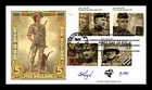 US COVER DISTINGUISHED SOLDIERS FIRST DAY ISSUE COMBO PUGH HAND PAINTED