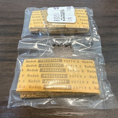 Kodak Presstape for Super 8 - 20 Splices **NEW