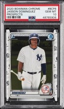 2020 BOWMAN CHROME PROSPECTS #BCP8 JASSON DOMINGUEZ PSA 10