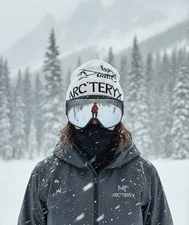 Arc'teryx Bird Logo Beanie White Merino Wool Warm Winter Ski Hat NWT Gift