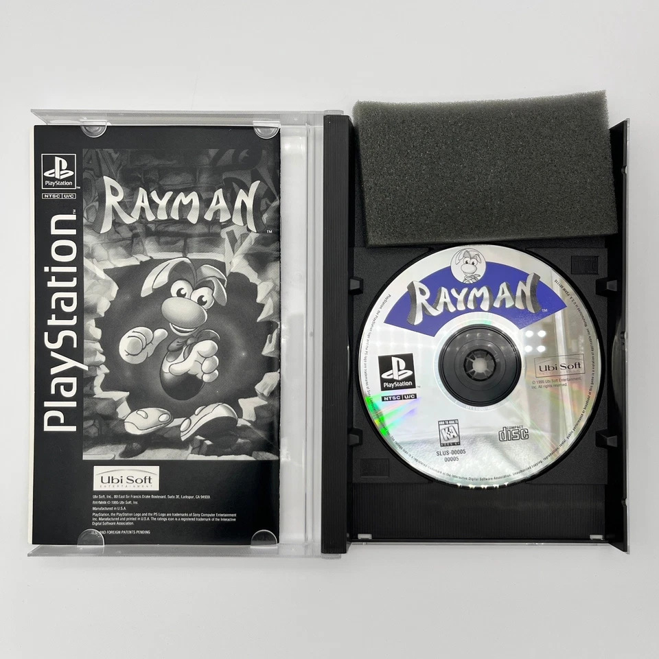 Rayman Sony PlayStation 1 PS1 1995 Completo en Caja CIB Longbox con Tarjeta Reg Foto 2 de 4