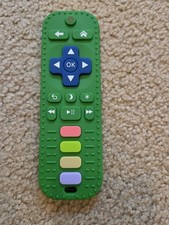 Silicone Baby Toy Remote Teether Remote Control, Television, Green Baby Toy