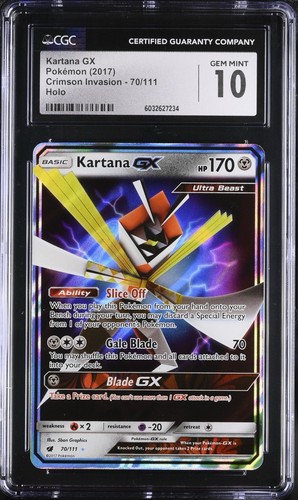 Kartana-GX graded CGC 10 for sale on eBay
