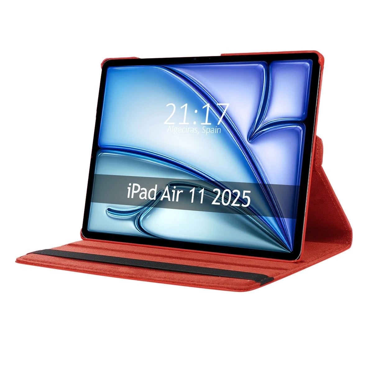Cover Girevole 360 per Apple IPAD Air 2025 11 (M3) Colore Rossa