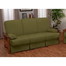 Copper Grove Tuskegee Mission-style Pillow Top Full size Natural Arms/ Suede Kha
