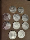 Lot of 10 - 1 Troy oz Silver Round .999 Finet