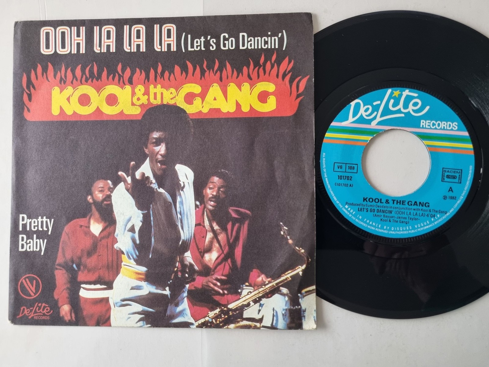 Kool & The Gang - Ooh La La La (Let's Go Dancin')/ Pretty Baby 7'' Vinyl France