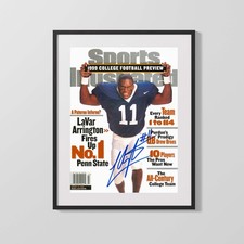 Penn State Autograph SI Print - LaVar Arrington - Linebacker U Fury