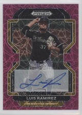 2022 Panini Prizm Draft Picks Neon Pink Velocity Luis Ramirez #PDP199 Auto 4z8