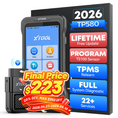  2026 XTOOL TP580 TS100 TPMS Programming Diagnostic Tool All System Auto Scanner