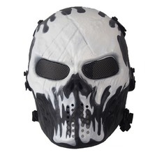 1Pcs Airsoft Paintball Tactical Full Face Protection Skull Mask Skeleton Army h