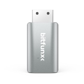 BITFUNX Dreamcast HDMI&trade; Adapter - Supports VGA to HDMI&trade;, Plug & Silver-Gray